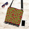 Ladybug Print Pattern Crossbody Bags-grizzshop