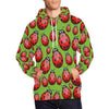 Ladybug Print Pattern Men Pullover Hoodie-grizzshop