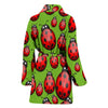 Ladybug Print Pattern Women Long Robe-grizzshop