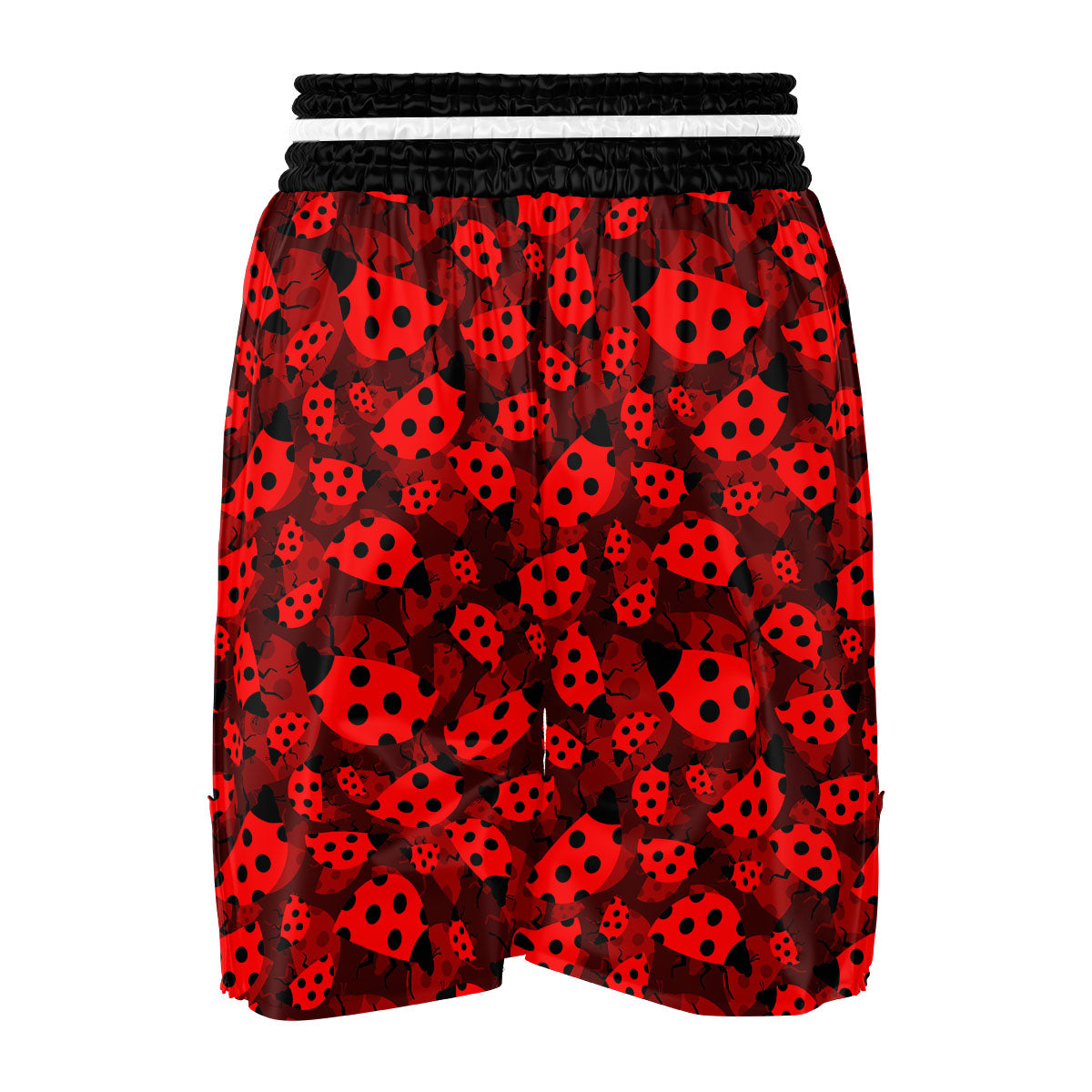 Ladybug Red Print Pattern Boxing Shorts-grizzshop