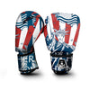 Land Of Liberty American Print Boxing Gloves-grizzshop