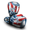 Land Of Liberty American Print Boxing Gloves-grizzshop