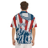 Land Of Liberty American Print Men's Short Sleeve Shirts-grizzshop