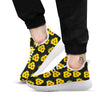 Landscape Sunflower Print Pattern White Athletic Shoes-grizzshop