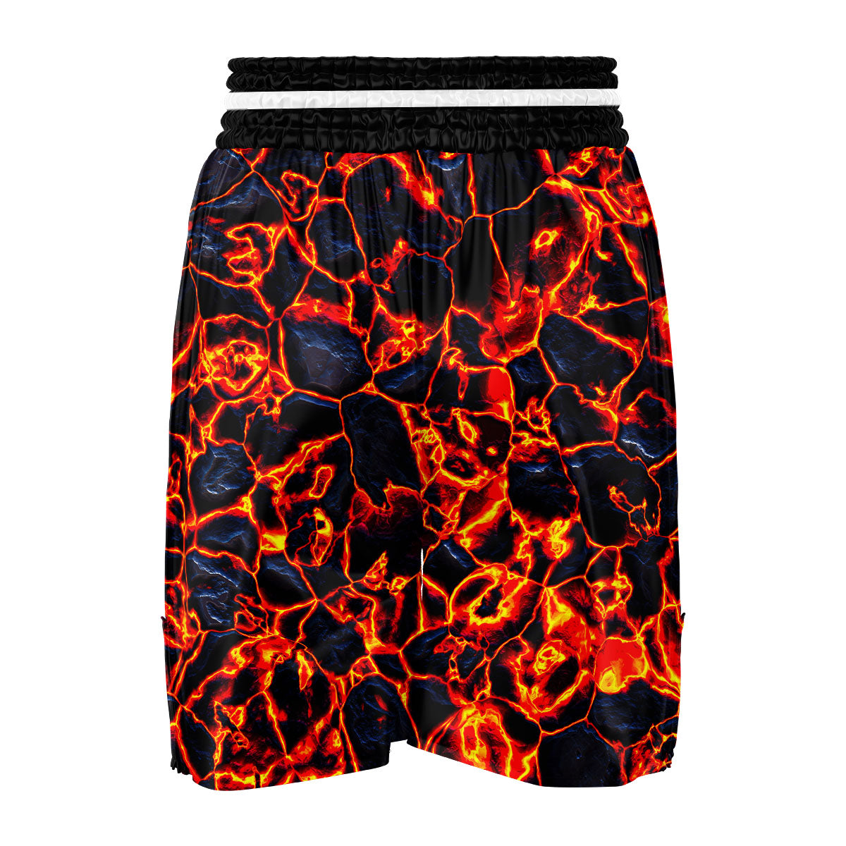 Lava Molten Print Boxing Shorts-grizzshop