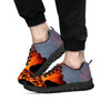 Lava Volcano Print Black Sneaker-grizzshop