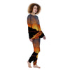 Lava Volcano Print Women's Pajamas-grizzshop