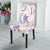 Lavender Floral Print Pattern Chair Cover-grizzshop