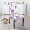 Lavender Floral Print Pattern Chair Cover-grizzshop