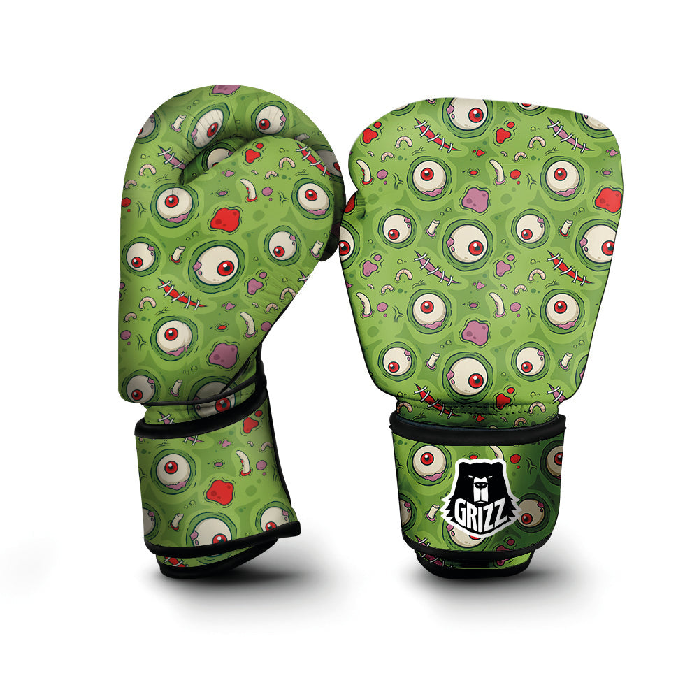 Leateher Face Zombie Print Pattern Boxing Gloves-grizzshop