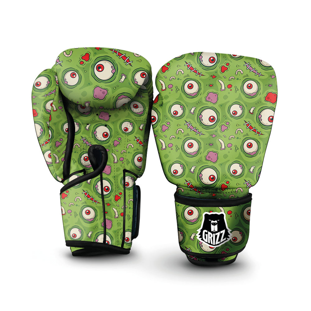 Leateher Face Zombie Print Pattern Boxing Gloves-grizzshop
