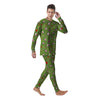 Leateher Face Zombie Print Pattern Men's Pajamas-grizzshop