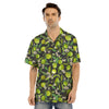 Lemon And Lime Print Pattern Men's Hawaiian Shirt-grizzshop