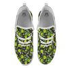 Lemon And Lime Print Pattern White Athletic Shoes-grizzshop