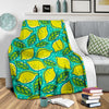 Lemon Pattern Print Blanket-grizzshop