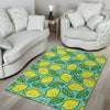 Lemon Pattern Print Floor Mat-grizzshop