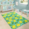 Lemon Pattern Print Floor Mat-grizzshop