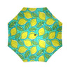Lemon Pattern Print Foldable Umbrella-grizzshop