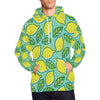 Load image into Gallery viewer, Lemon Pattern Print Men Pullover Hoodie-grizzshop