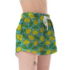 Lemon Pattern Print Women's Shorts-grizzshop