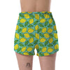 Lemon Pattern Print Women's Shorts-grizzshop