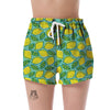 Lemon Pattern Print Women's Shorts-grizzshop