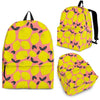 Lemon Print Pattern Backpack-grizzshop