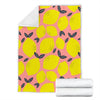 Lemon Print Pattern Blanket-grizzshop