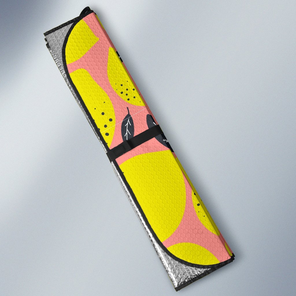 Lemon Print Pattern Car Sun Shade-grizzshop