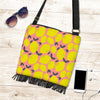 Lemon Print Pattern Crossbody Bags-grizzshop