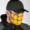 Lemon Print Pattern Face Mask-grizzshop