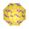 Lemon Print Pattern Foldable Umbrella-grizzshop