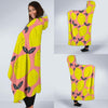 Lemon Print Pattern Hooded Blanket-grizzshop