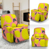 Lemon Print Pattern Recliner Cover-grizzshop