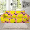 Lemon Print Pattern Sofa Covers-grizzshop