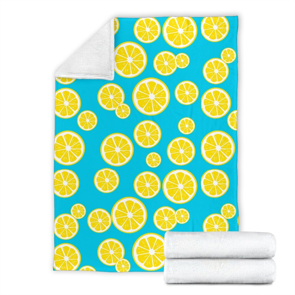 Lemon Slice Pattern Print Blanket-grizzshop