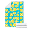 Lemon Slice Pattern Print Blanket-grizzshop