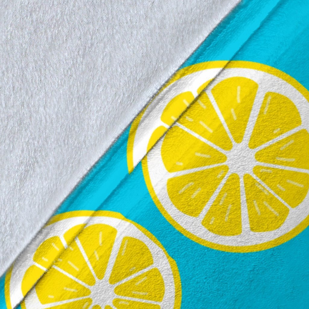 Lemon Slice Pattern Print Blanket-grizzshop