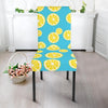 Lemon Slice Pattern Print Chair Cover-grizzshop