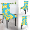 Lemon Slice Pattern Print Chair Cover-grizzshop