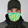 Lemon Slice Pattern Print Face Mask-grizzshop