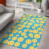 Lemon Slice Pattern Print Floor Mat-grizzshop