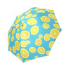 Lemon Slice Pattern Print Foldable Umbrella-grizzshop