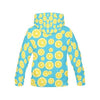 Lemon Slice Pattern Print Men Pullover Hoodie-grizzshop