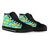 Lemon Slice Pattern Print Men Women's High Top Shoes-grizzshop