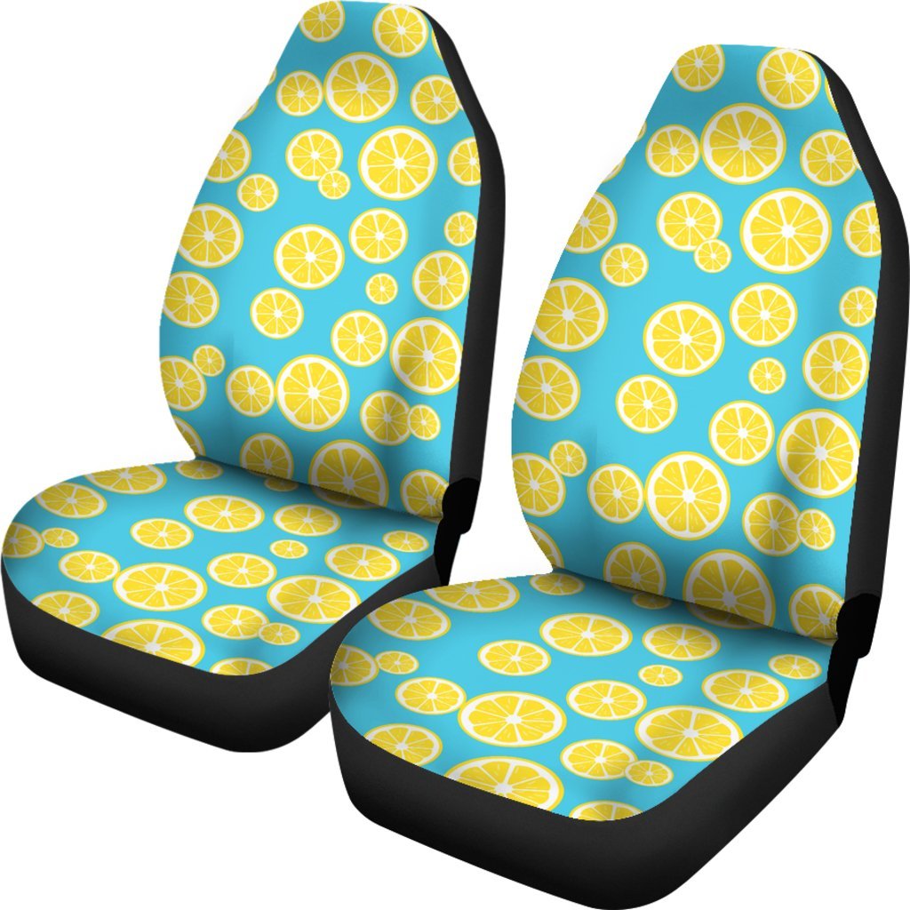 Lemon Slice Pattern Print Universal Fit Car Seat Cover-grizzshop