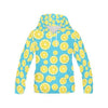 Lemon Slice Pattern Print Women Pullover Hoodie-grizzshop