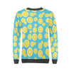 Lemon Slice Pattern Print Women's Sweatshirt-grizzshop