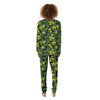 Lemon Tropical Print Pattern Women's Pajamas-grizzshop