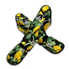 Lemon Yellow Print Pattern Muay Thai Shin Guards-grizzshop